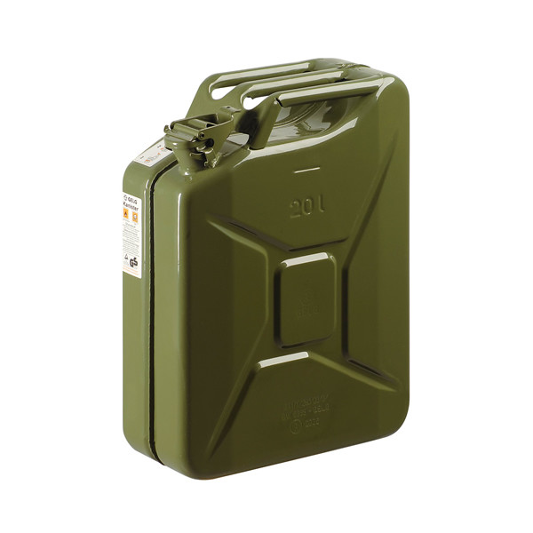 Jerry Can 20 Litre Metal Green Tuv-Gs Gerry Can Fuel Gasoline Unleaded